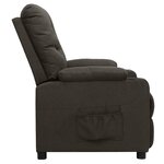 vidaXL Fauteuil Taupe Tissu