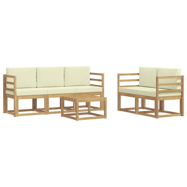 vidaXL Ensemble de canapés d'extérieur 6 pc