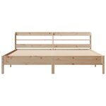 vidaXL Cadre de lit sans matelas 180x200 cm bois massif de pin