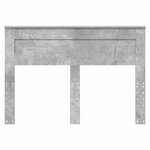 vidaXL Tête de lit Gris béton 150 cm Bois d'ingénierie