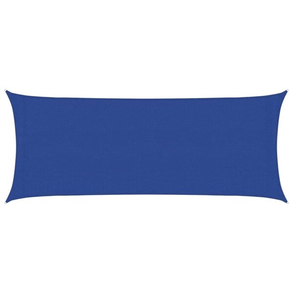 vidaXL Voile d'ombrage 160 g/m² Bleu 2x4 5 m PEHD