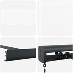 Store Manuel Rétractable vidaXL Blanc 500x300 cm
