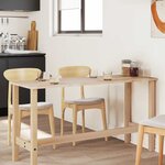 vidaXL Dessus de table rectangulaire 160x50x2 cm bois massif d'acacia
