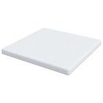 vidaXL Matelas Blanc 200 x 200 cm Tissu jacquard
