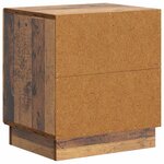 vidaXL Table de chevet Bois ancien 43 x 34 5 x 47 cm Bois d'ingénierie