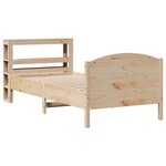 vidaXL Cadre de lit sans matelas 100x200 cm bois massif de pin