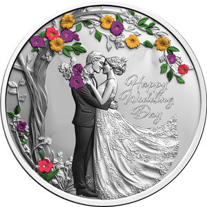 Monnaie WEDDING COIN II Love Argent 1$ Niue 2026 (PRÉCOMMANDE)