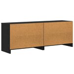 vidaXL Armoire de lit avec étagère 2 Pièces Chêne noir 66 x 33 x 48 cm