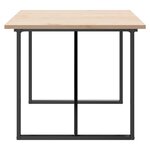 vidaXL Table à manger cadre en O 180x90x75 5 cm bois pin massif fonte