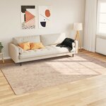 vidaXL Coureur de Tapis MARSA Beige 190 x 300 cm Polyester et PVC