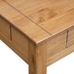 vidaXL Table basse 100x60x43 5 cm Pin massif Assortiment Panama