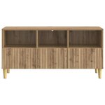 vidaXL Meuble TV 102 x 34 5 x 50 cm Chêne artisanal Bois d'ingénierie