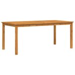 vidaXL Ensemble de salle à manger pour jardin 9 Pièces Marron
