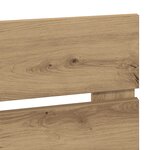 vidaXL Tête de lit Chêne artisanal 75 cm Bois d'ingénierie