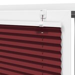 vidaXL Store plissé rouge bordeaux 55x100 cm largeur du tissu 54 4 cm