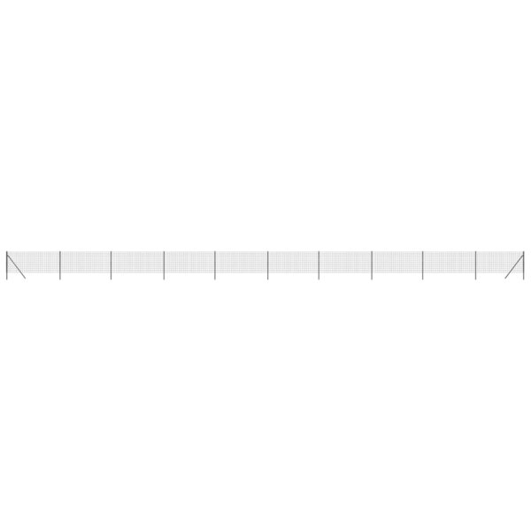 vidaXL Clôture en treillis métallique anthracite 1x25m acier galvanisé