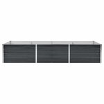 vidaXL Lit surélevé de jardin Anthracite 240x80x45 cm Acier galvanisé
