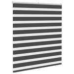 vidaXL Store zèbre noir 130x100 cm largeur du tissu 125 9 cm polyester