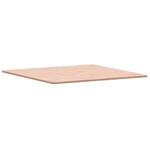 vidaXL Dessus de table 90x90x1 5 cm carré bois massif de hêtre