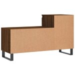vidaXL Armoire à chaussures Chêne marron 102x36x60cm Bois d'ingénierie