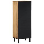vidaXL Buffet marron 40x33x110 cm bois de manguier massif