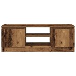 vidaXL Meuble TV vieux bois 102x30x36 cm bois d'ingénierie