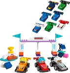 LEGO DUPLO - Ensemble de Voitures de Course et Pilotes d'Écurie de F1 - 10445 pour Enfants
