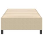 vidaXL Cadre de lit plateforme Vert gris 100 x 200 cm