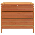 vidaXL Repose-pied jardin cire marron 62x63 5x53 5 cm bois pin massif