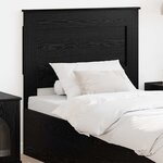 vidaXL Tête de lit Chêne noir 100 cm Bois d'ingénierie