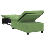 vidaXL Canapé-lit Vert clair 67 x 194 x 38 cm Velours