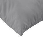 vidaXL Coussins de palette lot de 3 gris tissu