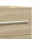 vidaXL Armoire d'évier Chêne sonoma 100x38 5x48 cm Aggloméré