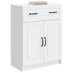 vidaXL Buffet Blanc 66 x 34 5 x 87 cm Bois d'ingénierie