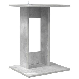 vidaXL Table d'appoint Gris béton 45 x 40 x 62 5 cm Bois d'ingénierie