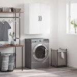 vidaXL Armoire murale blanc 69 5x34x90 cm bois d'ingénierie