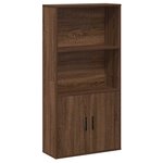 vidaXL Bibliothèque chêne marron 60x24x120 cm bois d'ingénierie