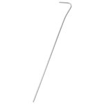vidaXL Piquets de tente 25 Pièces 23 cm Ø6 mm acier galvanisé