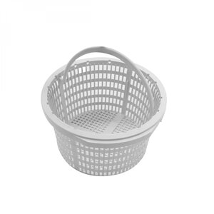 Panier rond pour skimmer de piscine - Diam 18.8 cm - Blanc