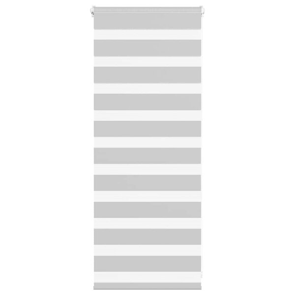 vidaXL Store zèbre gris clair largeur du tissu 60 9 cm polyester