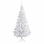 vidaXL Arbre de Noël artificiel pré-éclairé/boules 180 cm 620 branches