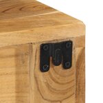 VidaXL Meuble TV mural 80x30x19 cm bois massif d'acacia