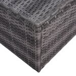 vidaXL Salon de jardin 7 Pièces et coussins et oreillers Résine tressée