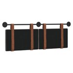 vidaXL Tête de lit suspendue Taupe PU antique