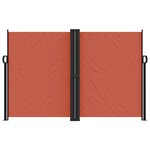 vidaXL Auvent latéral rétractable terre cuite 160x1200 cm