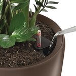 Lechuza jardinière rondo 40 all-in-one taupe haute brillance 15744
