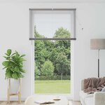 vidaXL Store de Fenêtre Argenté 120 x 220 cm Aluminium