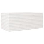 vidaXL Jardinière blanc 110x60x46 cm bois de pin massif
