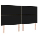 vidaXL Tête de lit avec des lumières à LED Réglable Crème 180 cm tissu