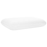 vidaXL Coussin de sommeil Uni Blanc 60 x 40 x 13 cm